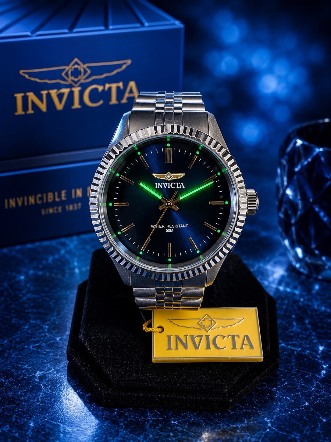 Invicta Specialty 43mm Silver Stainless Steel Men’ Wristwatch