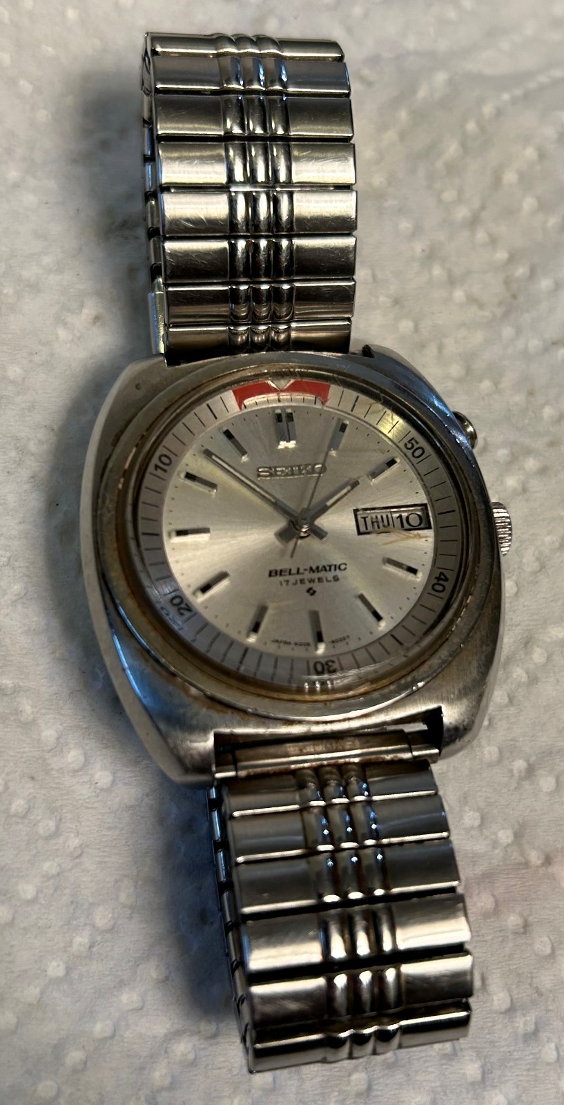 Vintage Seiko Bell-matic 4006-6037 Watch Very Good Condition