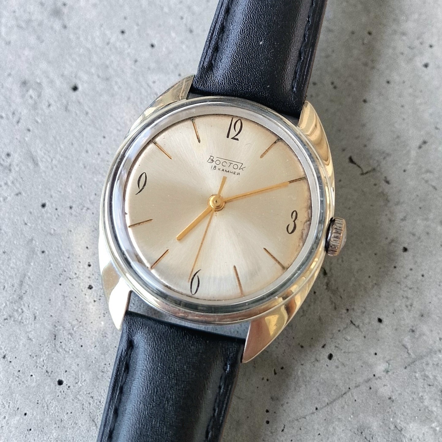 Wostok Rare Soviet Mechanical USSR mens watch VOSTOK 18 jewerly