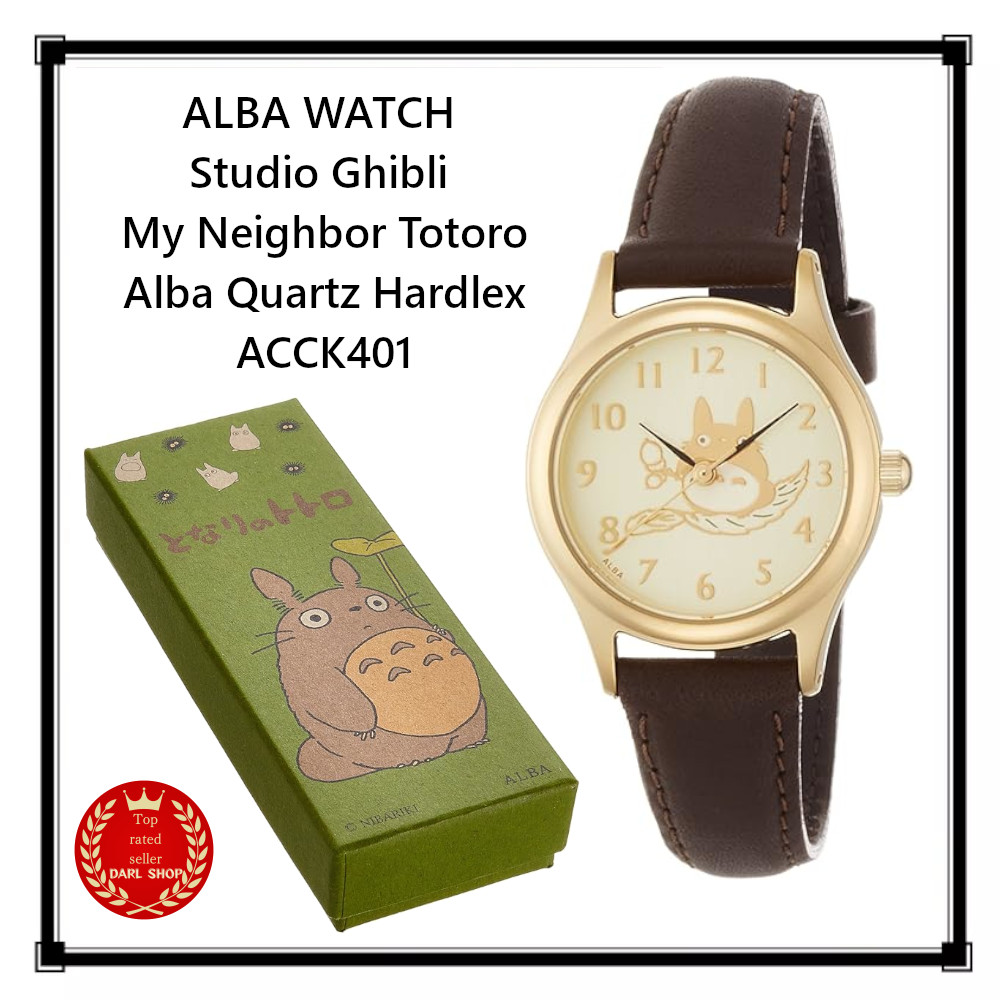 ALBA WATCH Studio Ghibli My Neighbor Totoro Alba Quartz Hardlex ACCK401 NEW JPN