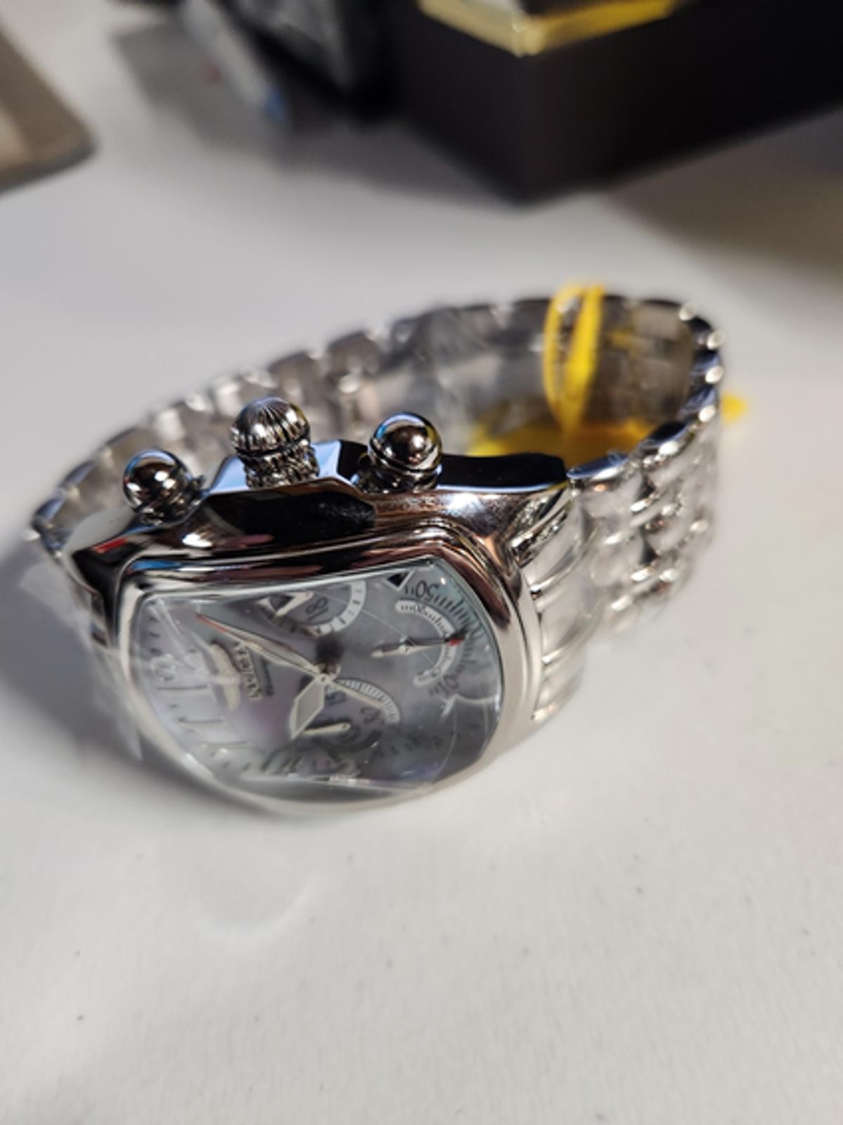 Invicta Lupah Men’s Watch w/ Mother of Pearl Dial – 44.5mm, Steel (43152)