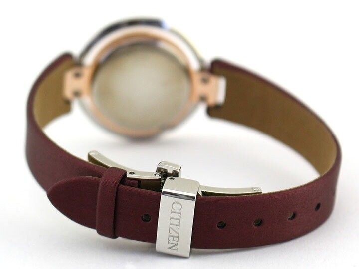 New Citizen L Eco Drive Ladies Wristwatch EM0669 21X Leather CITIZEN Gift