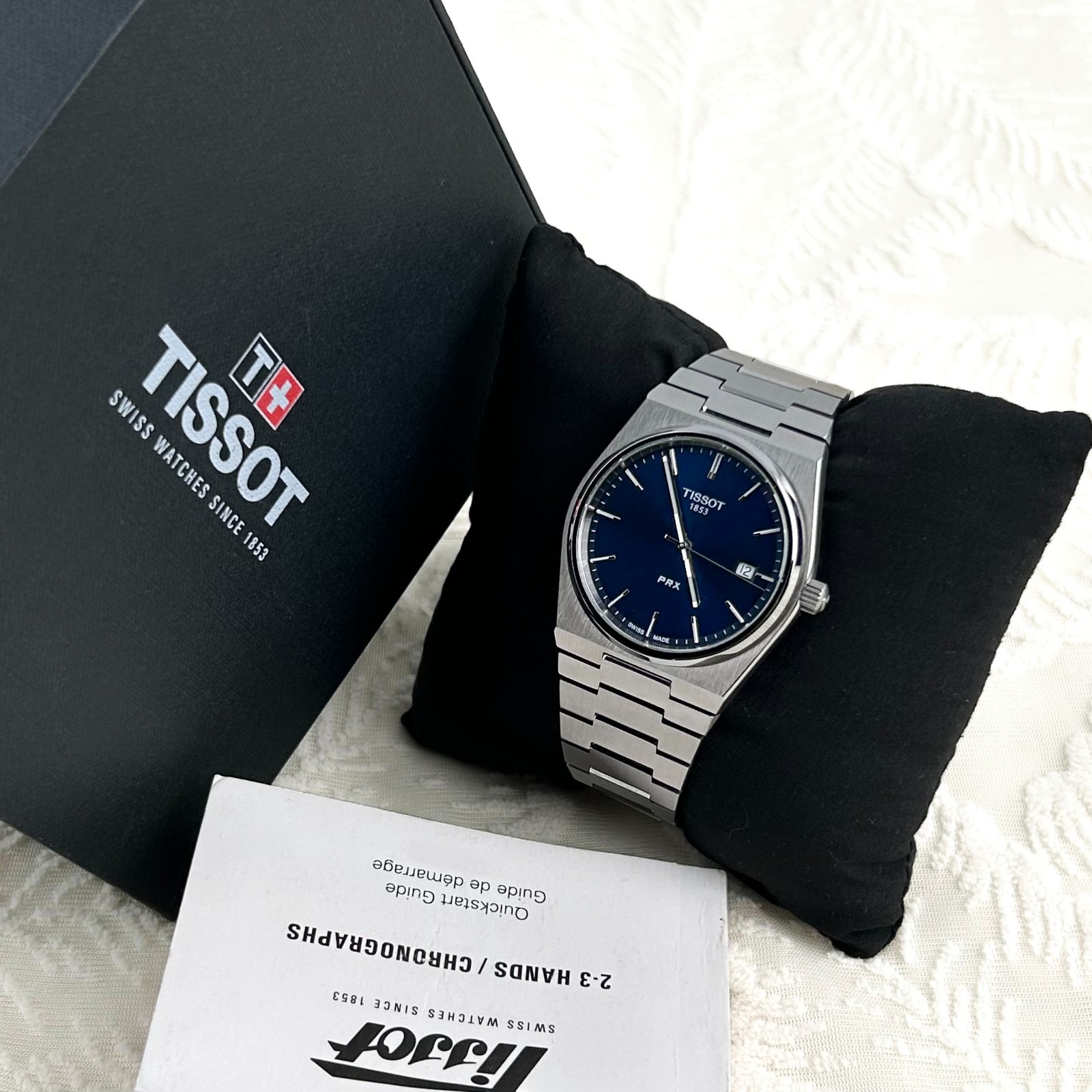 Tissot PRX 40mm stainless steel Blue Dial Men’s Quartz Watch T137.410.11.041.00