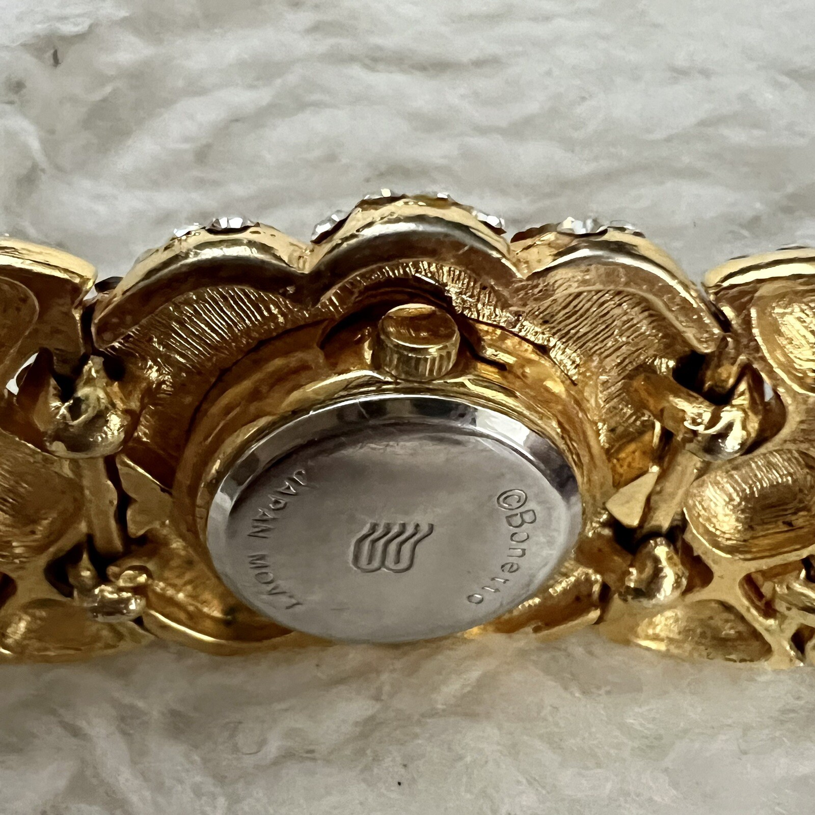 Bonetto Vintage Rhinestones Ladies Watch W/ Box