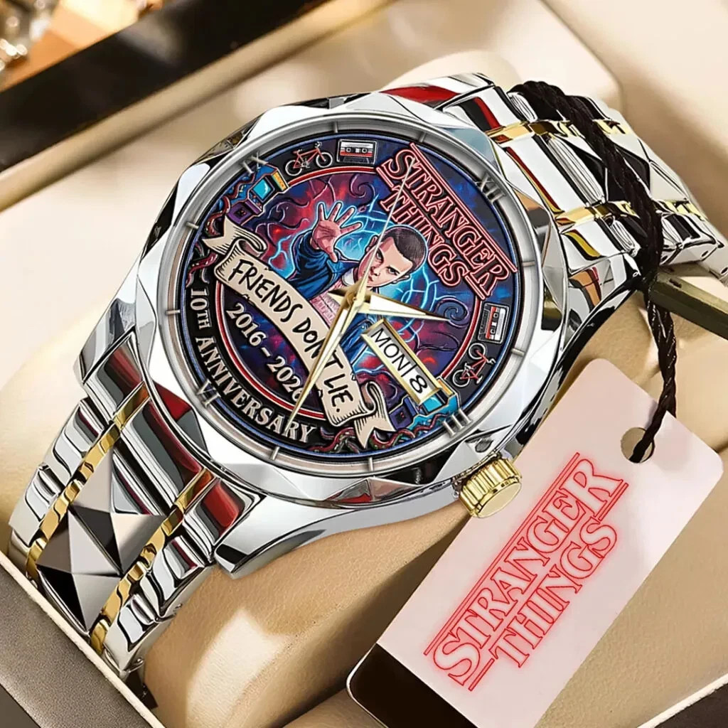 Stranger Things 10th Anniversary Alloy Luxury Quartz Watch HT25263