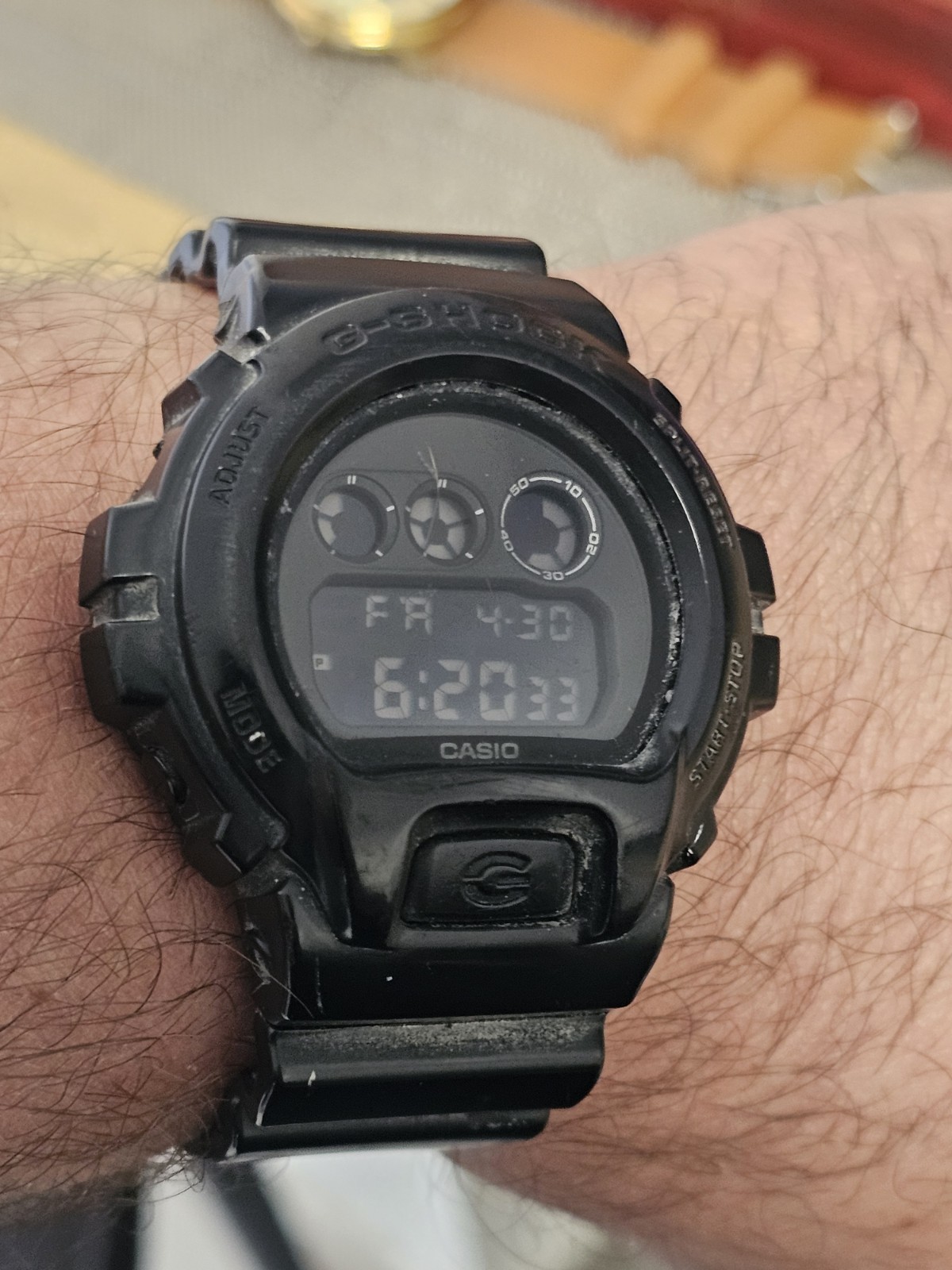 Casio G-Shock DW-6900BB 3230 All Black Stealth Digital Watch 200M