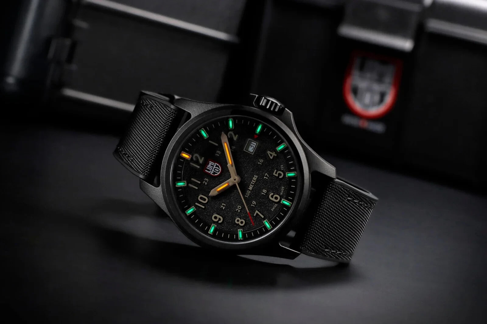 New Luminox Atacama Field Watch Military Style Set XL.1970.SET Swiss Made 43mm