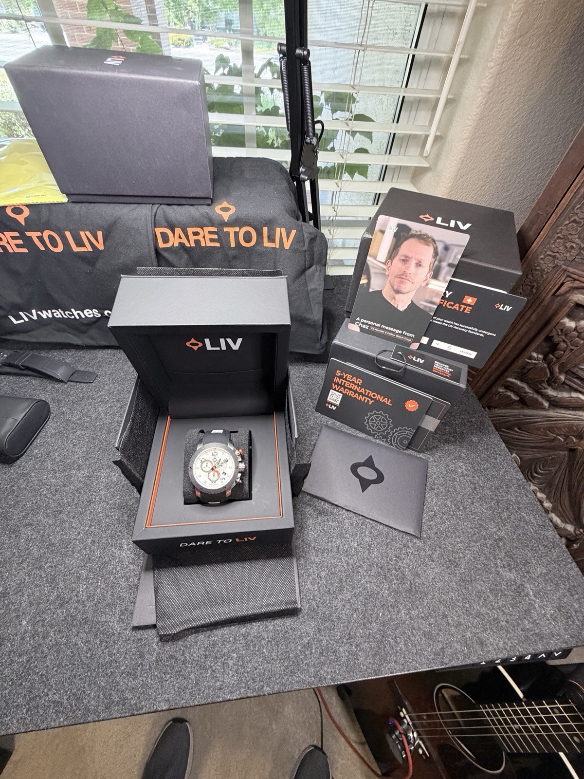 Liv GX1 Genesis GX-1 First Production Dual Lume Chronograph