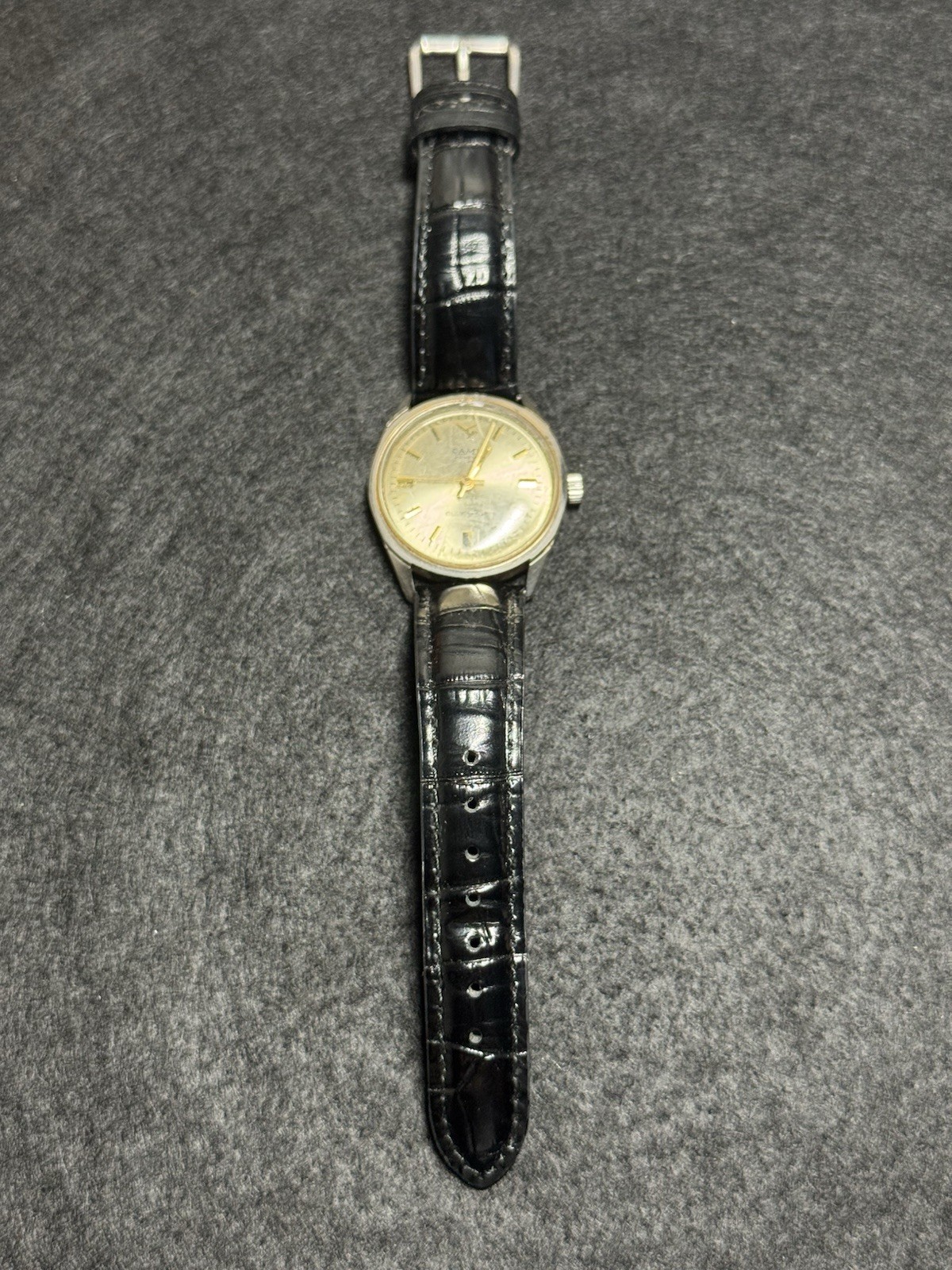Camy Geneva Vintage Club-Star Swiss Mechanical Working Men’s Wristwatch