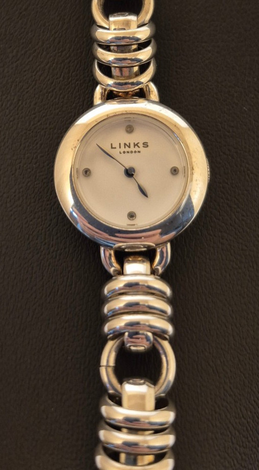 Links of London sterling silver sweetie watch with senorita clasp boxed
