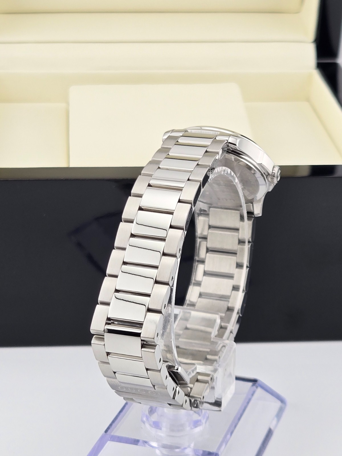 Gucci G-Timeless Women’s Pink Dial Watch Refurbished – YA1265047 ($1250 MSRP)