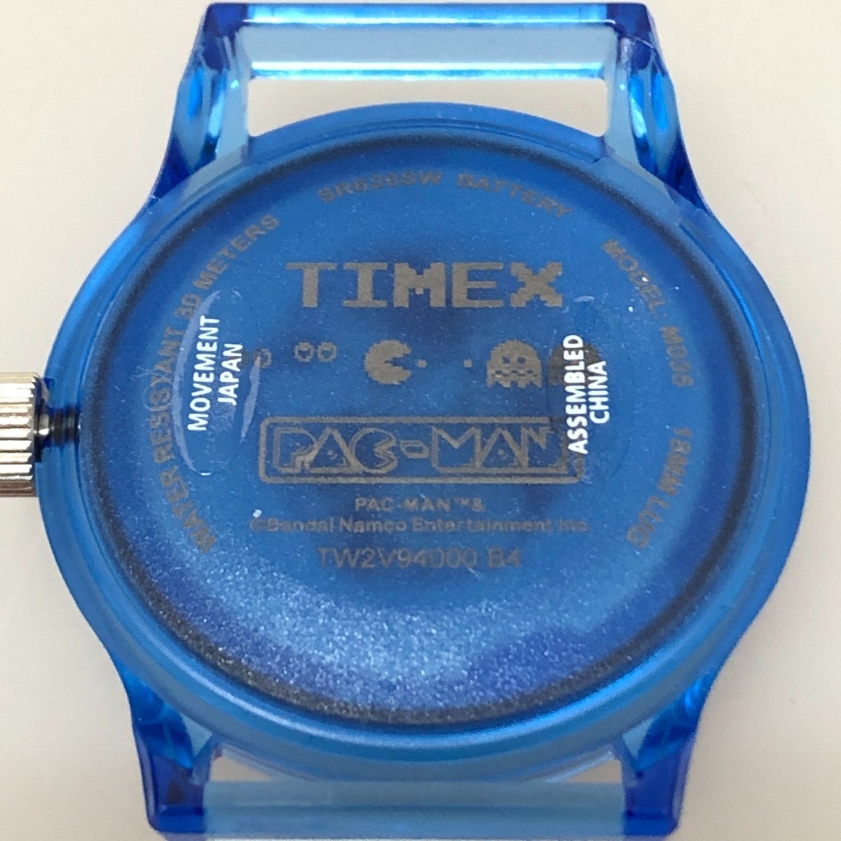 Timex Pac-Man Collaboration Camper Quartz Watch Blue Used