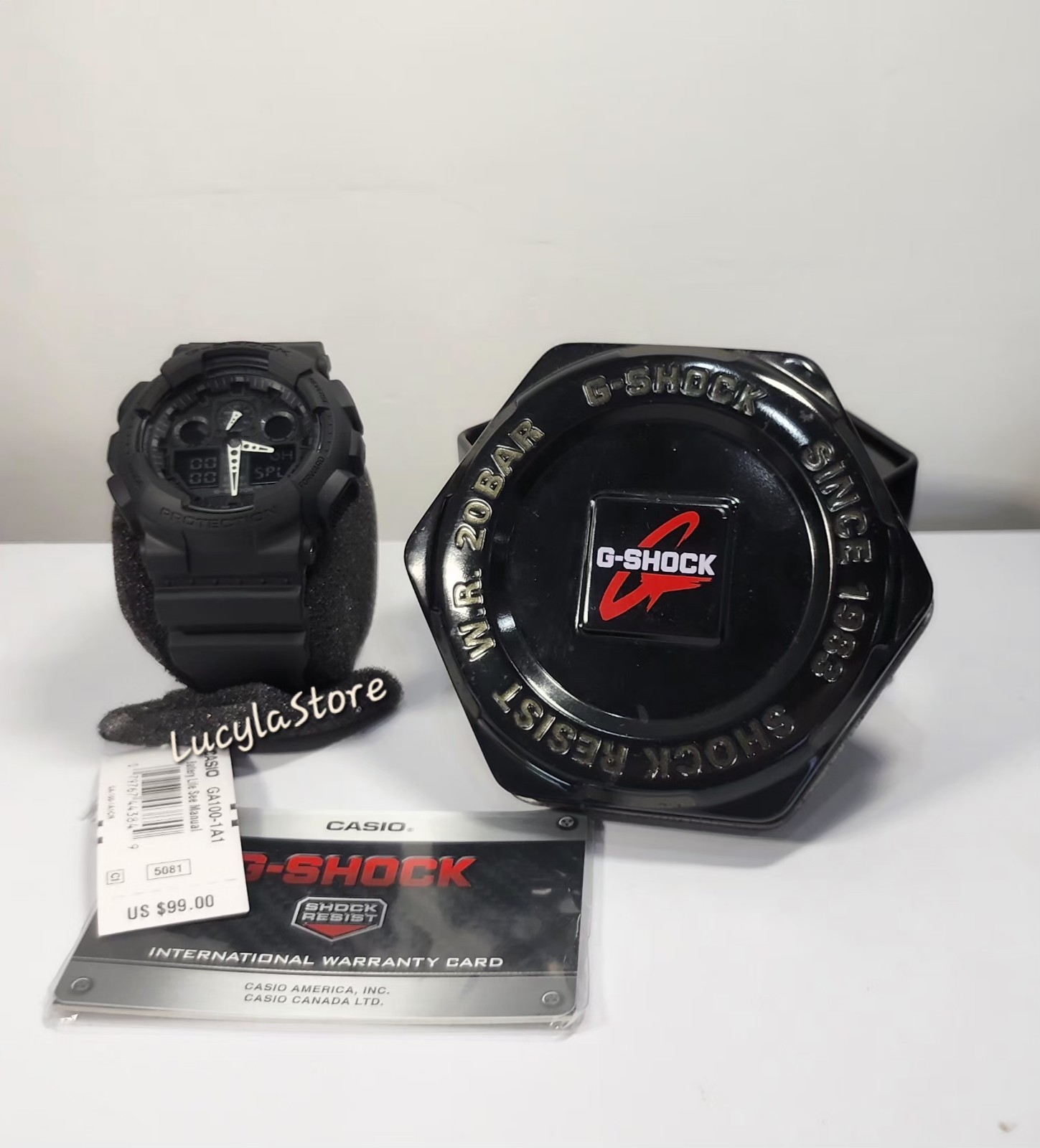Casio G-shock GA100-1A1 Black Matte Men’s Watch – New with tag and Box