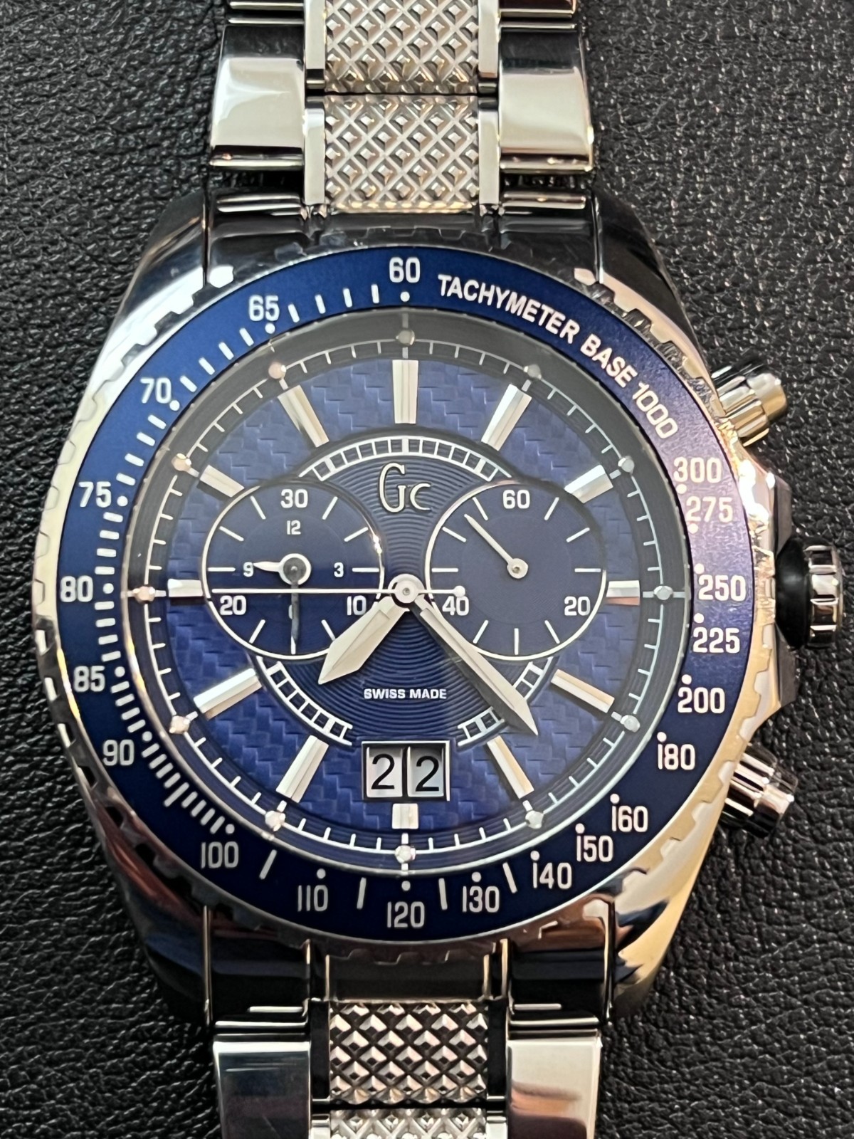 GC Guess Collection GC41007G Tachymeter Chronograph Men’s Watch | Swiss