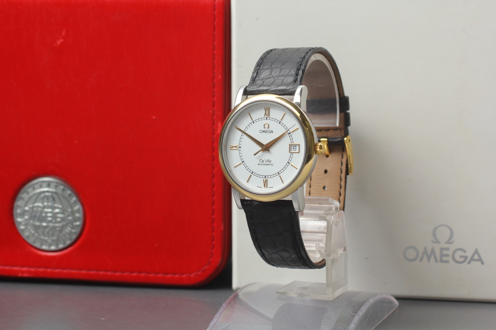 OMEGA De Ville 7704.21.01 Automatic Cal.1108 18K Yellow gold Roman White Men’s