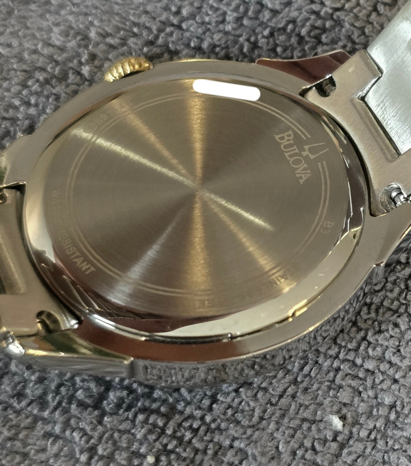 Bulova Women’s Watch, Mother of Pearl, Crystals, Two-Tone, 33 mm, 98L181