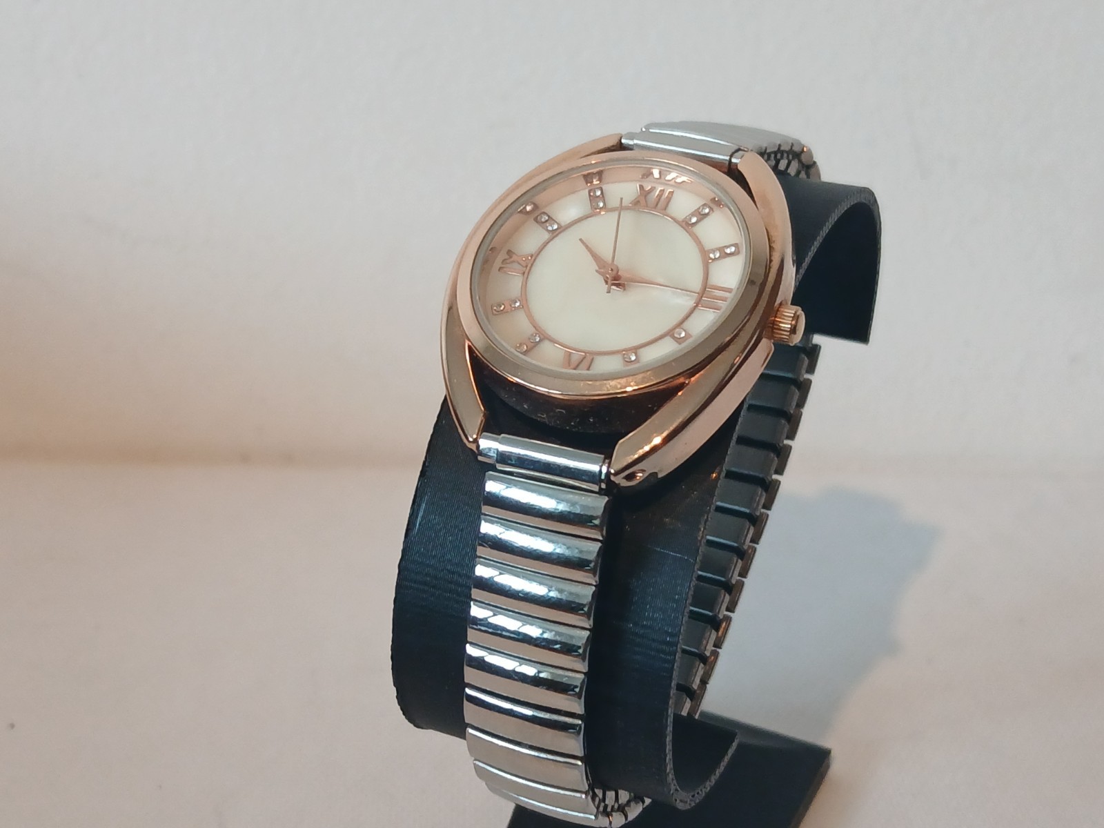 Marks and Spencer Ladies wrist watch with mother of pearl dial and silver colour