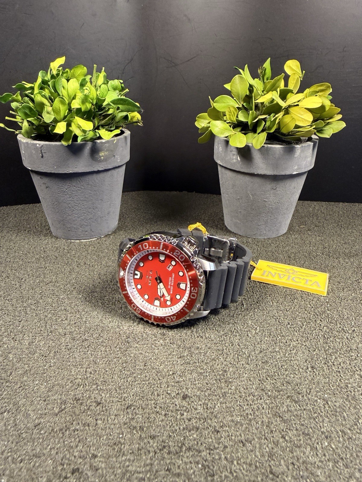 Invicta Pro Diver Abyss Red Horizon Men’s 48mm Silicone Quartz Watch 49544