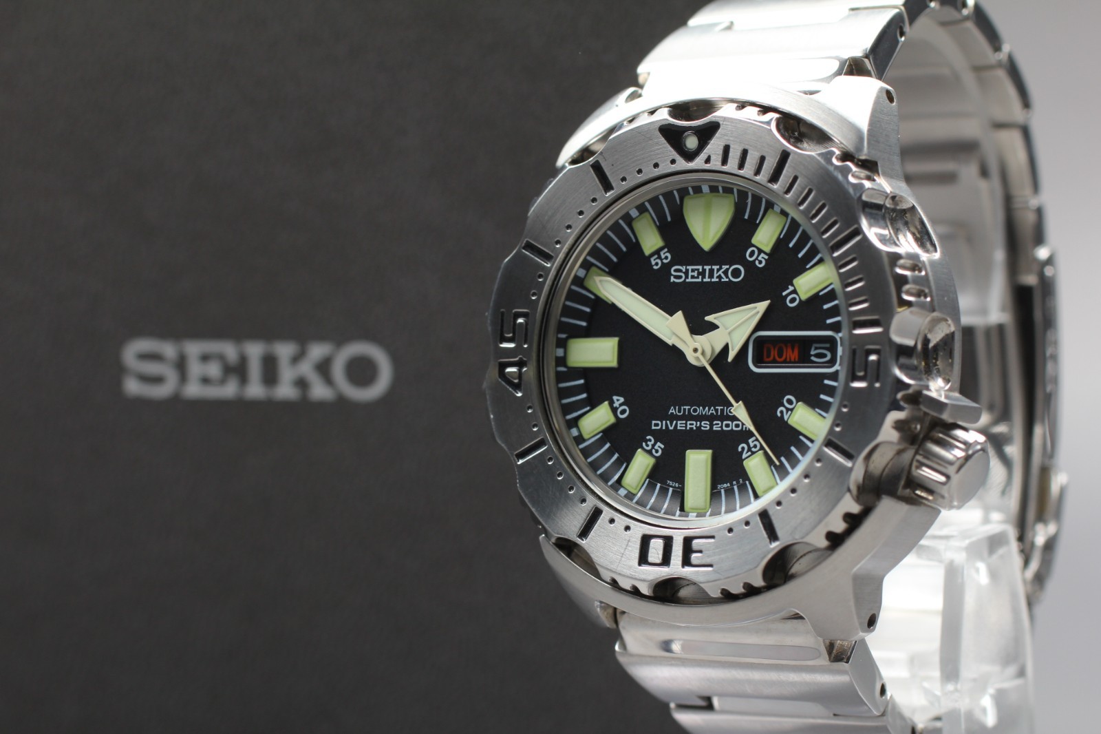 [Near MINT w/ Box] SEIKO Black Monster 7S26-0350 SKX779 AT Mens From Japan #3201