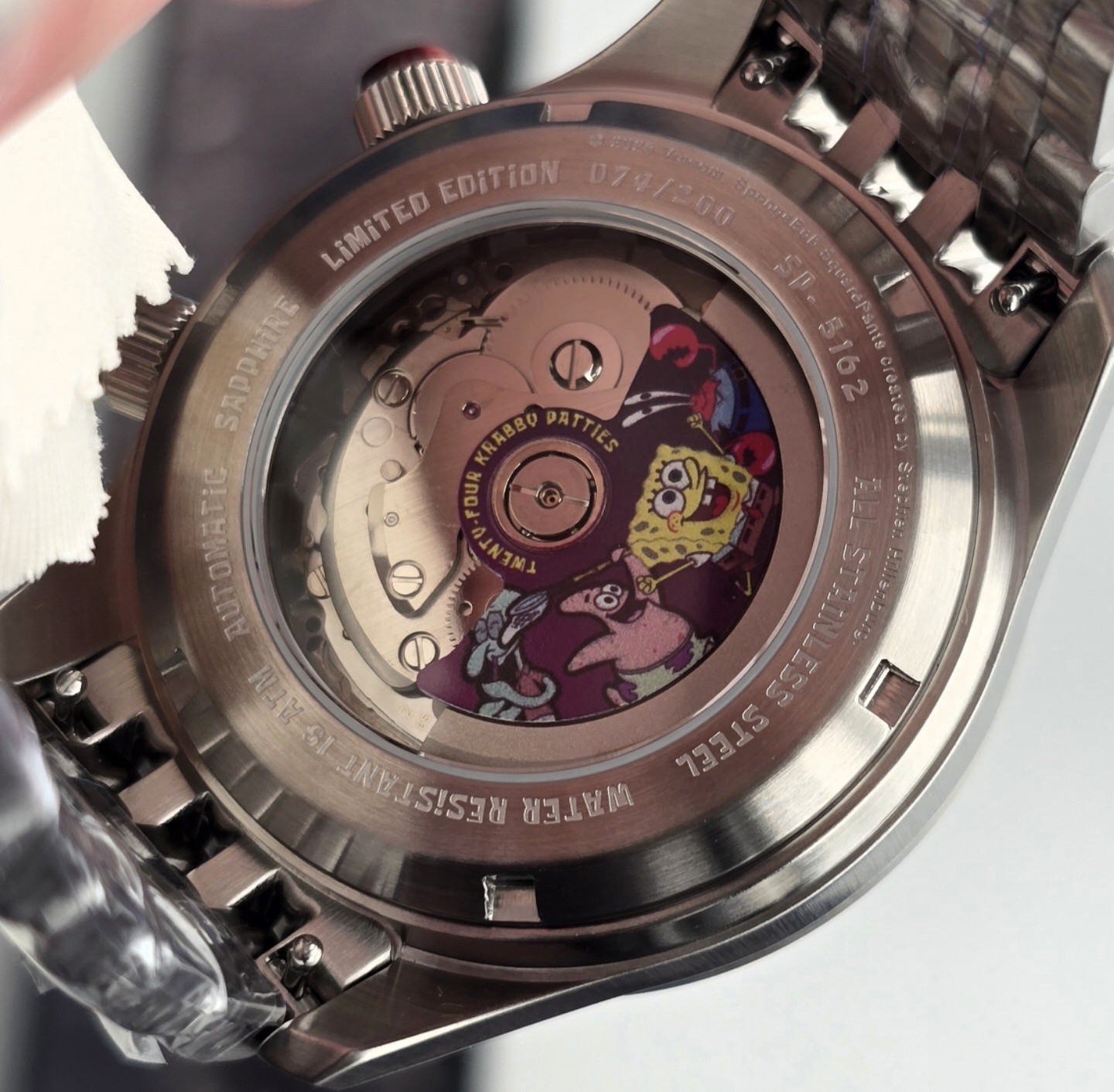Spinnaker SpongeBob Bradner GMT Bubbly Grins Patrick Pink LE 074/200 Full Set