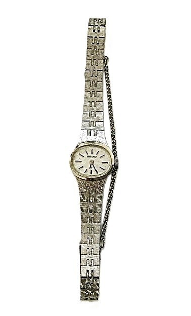 Vintage Seiko 11 7619 Silver Tone Mechanical Ladies Watch