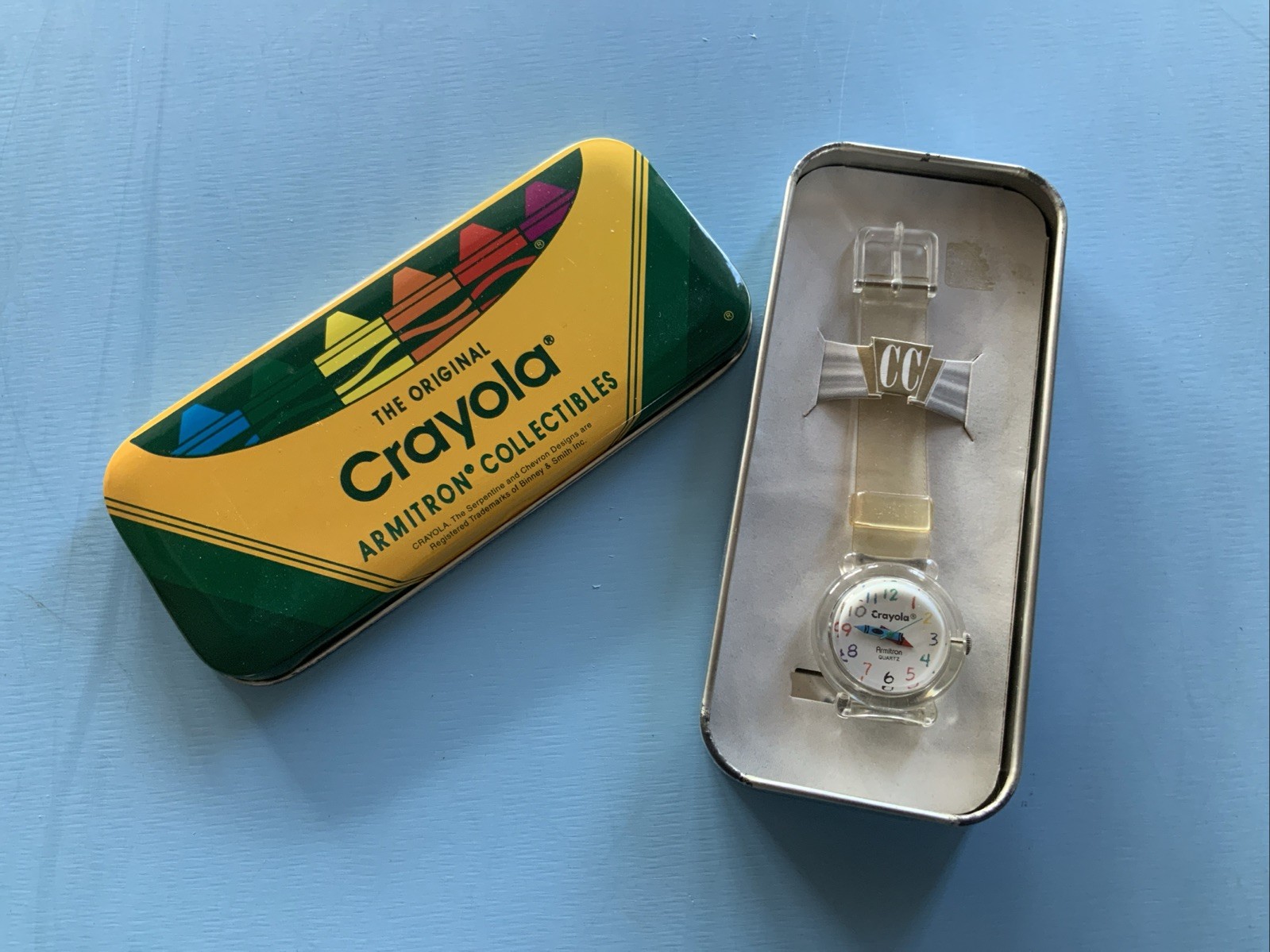 Armitron Crayola Crayons Watch 1990s w/ Original Case