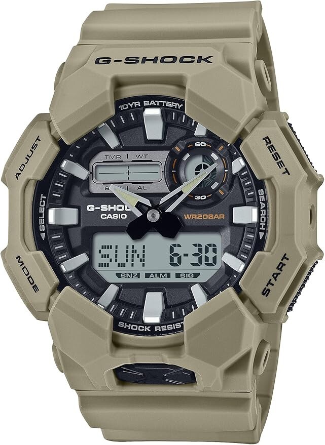 CASIO G-shock long-life battery biomass plastic application GA-010-5A For men