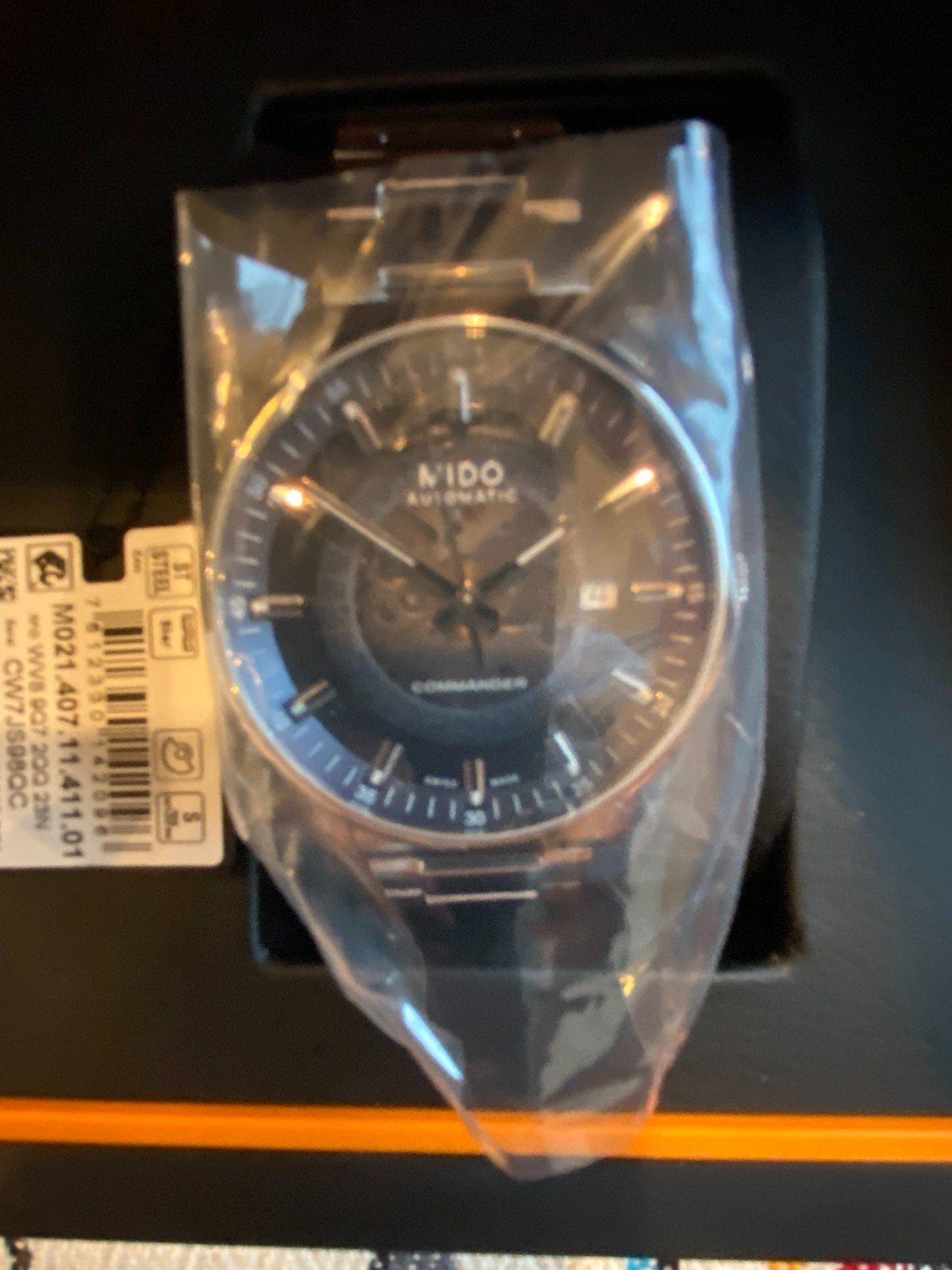 Mido Commander Blue Gradient M021.407.11.411.01