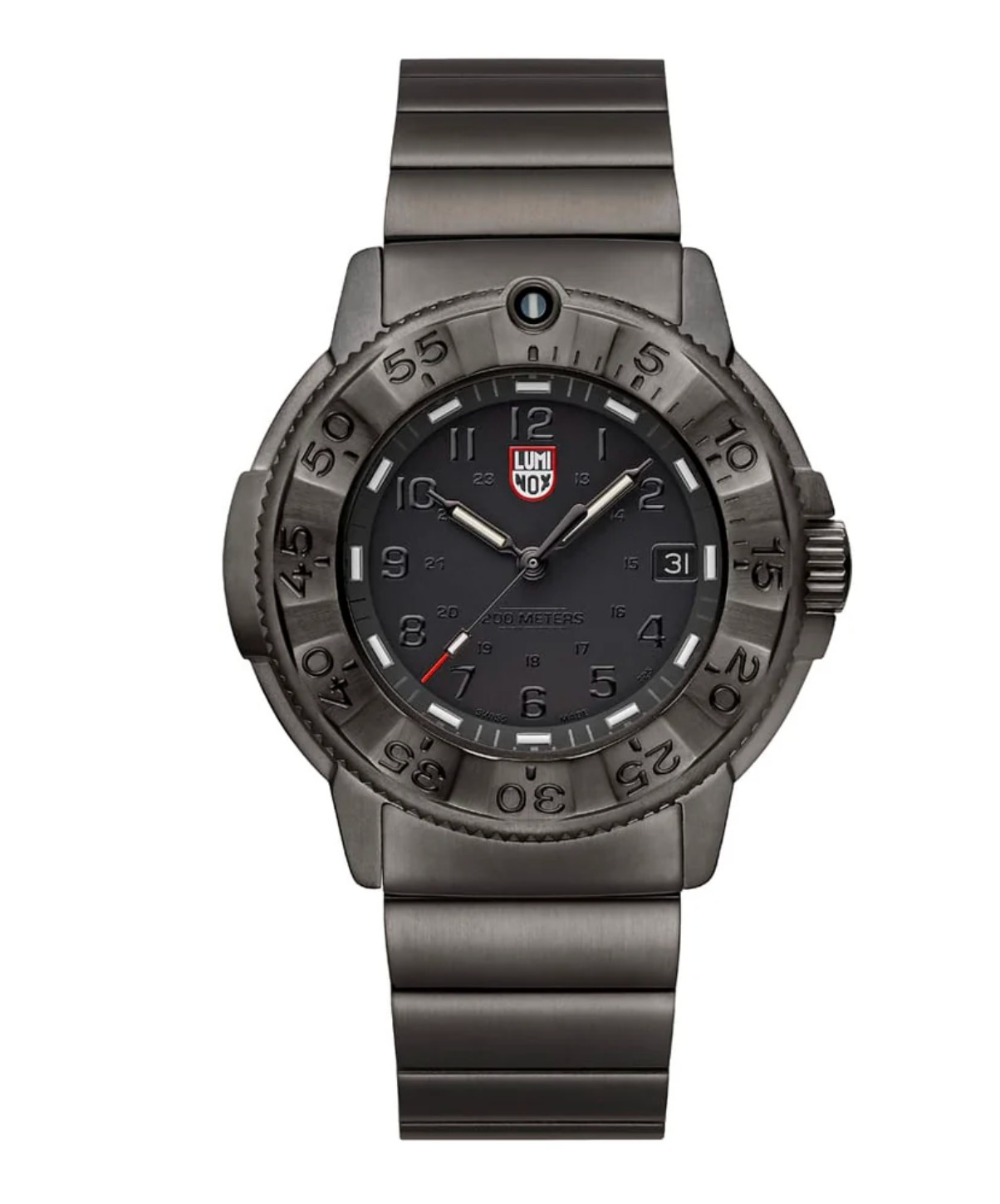 Luminox 3220 Navy SEAL Foundation XS.3228.NSF 43mm Black Dive Swiss Made Watch