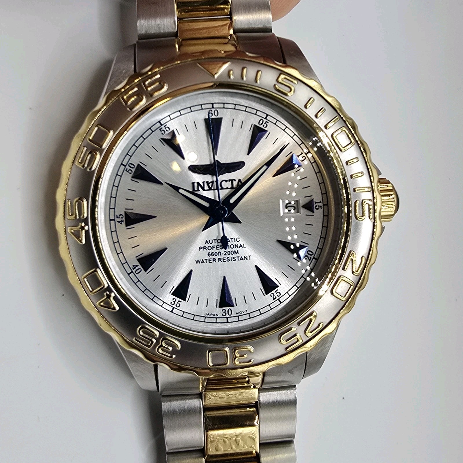 Invicta Men’s Automatic Pro Diver Ocean Ghost Two Tone Watch 47mm 2307