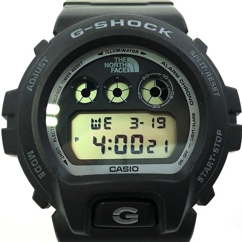 CASIO G-Shock DW-6900NS-1JR SUPREME-THE NORTH FACE Black Wristwatch with Box