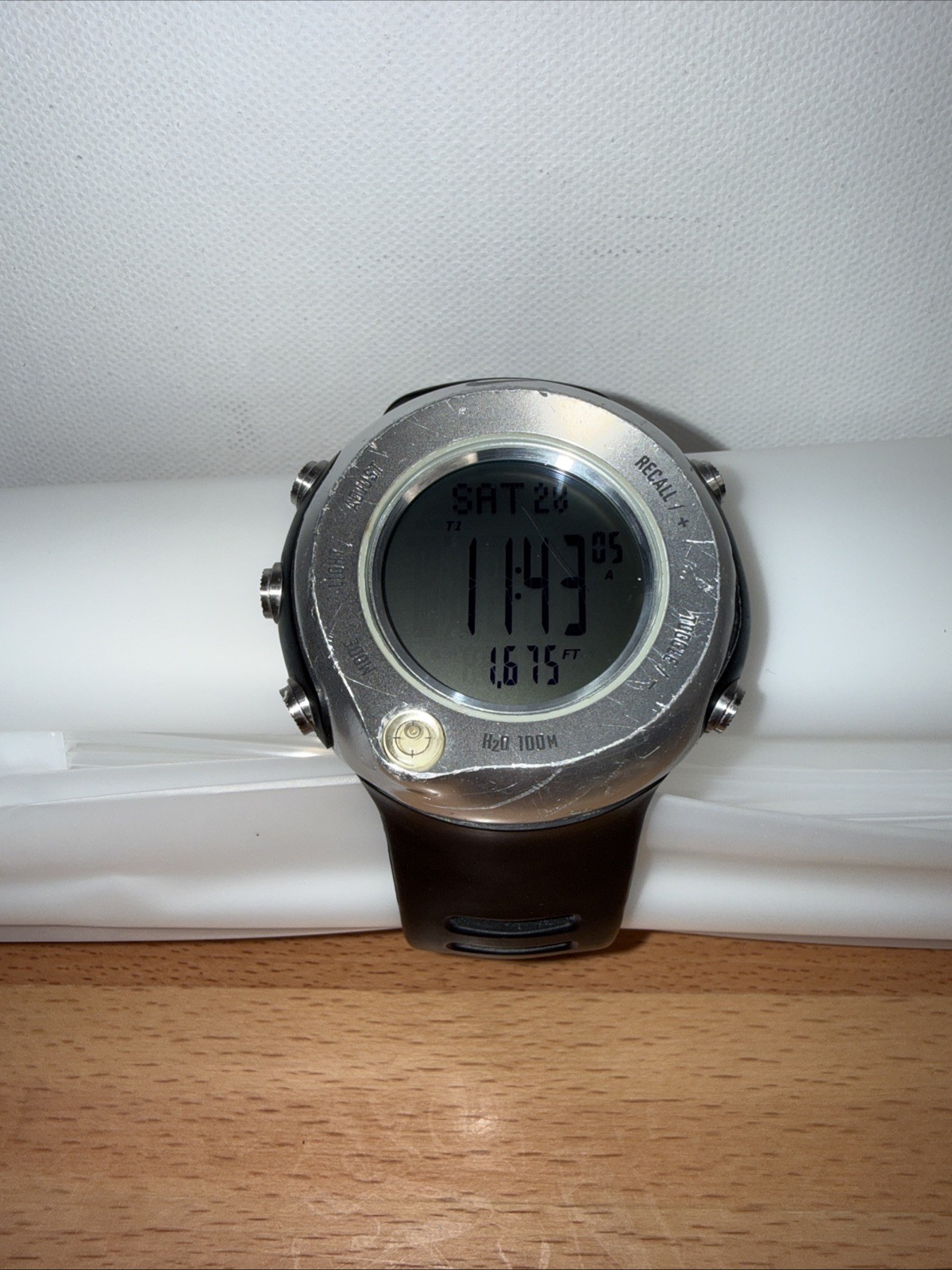 Nike WA0018 WG88-0010 Oregon Black Band Chronograph Quartz Digital Men’s watch