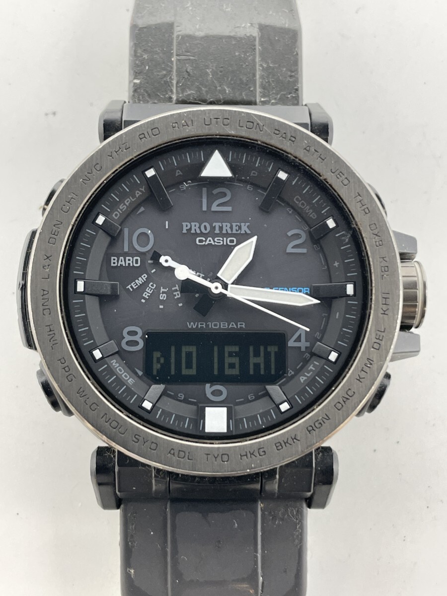 Working item CASIO Pro Trek PRG 650Y PROTREK Tough Solar Ana Digi Men’s watch G7