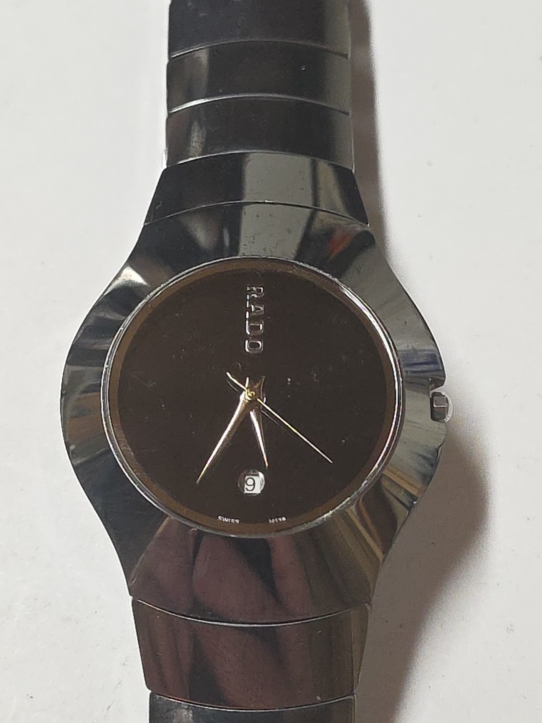 Rado mens watch Jubile Swiss 509G Sapphire Tungsten Steel. Swiss M138 On Face