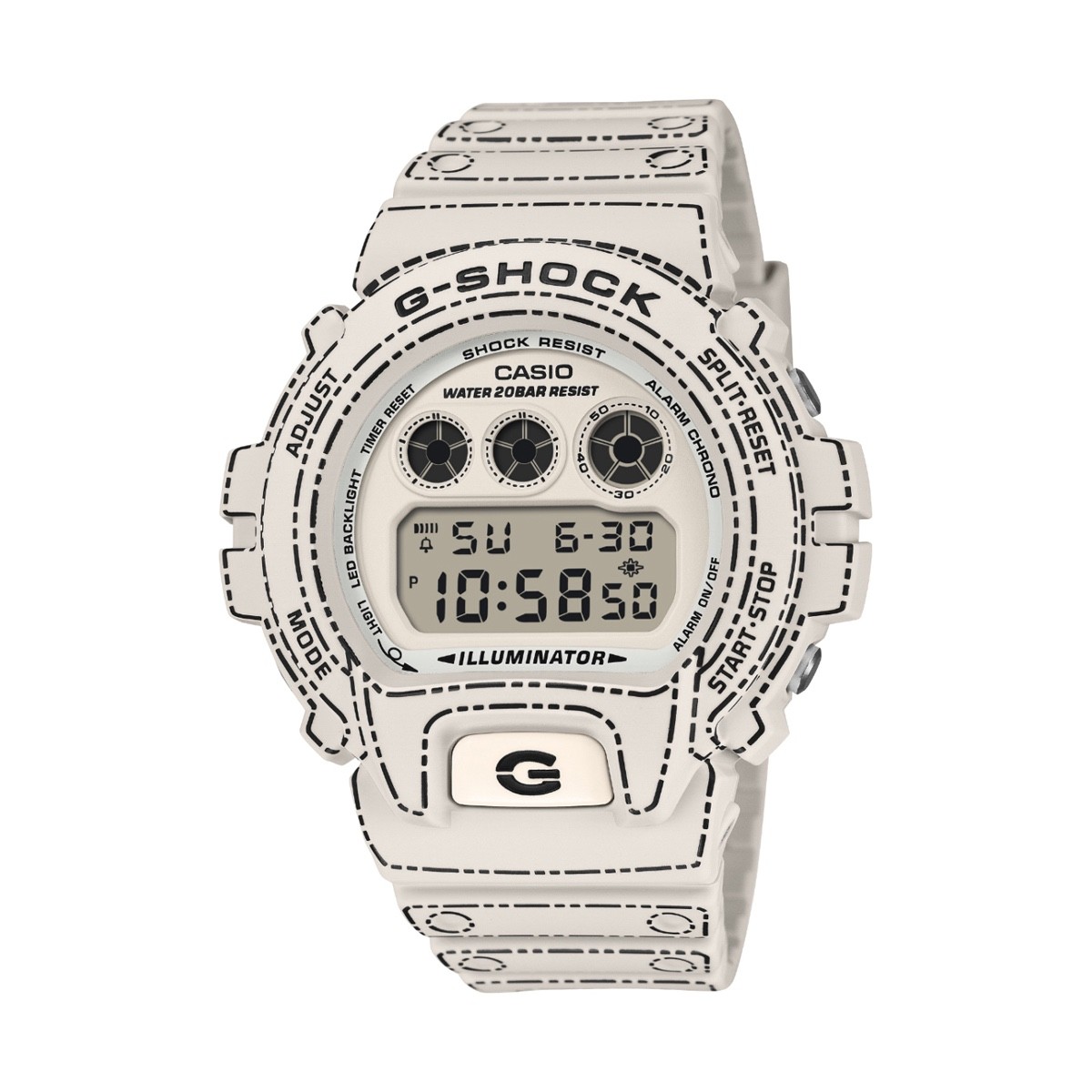 CASIO G-SHOCK DW-6900RGM-5JR Origami White Limited Japan Genuine Watch