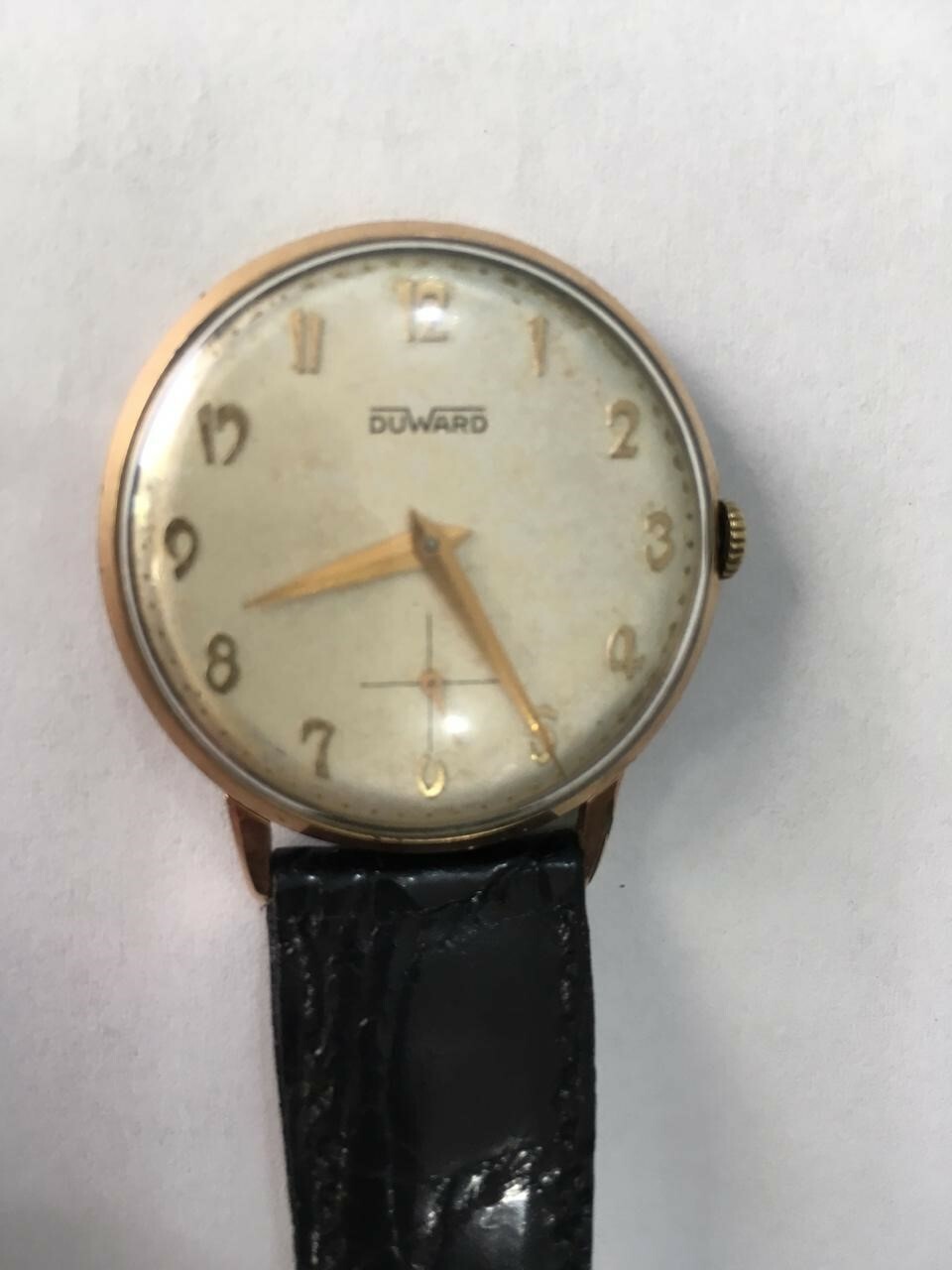 DUWARD VINTAGE SINCE 1960 MECHANICAL 15 JEWELS MEN’S SWISS WATCH