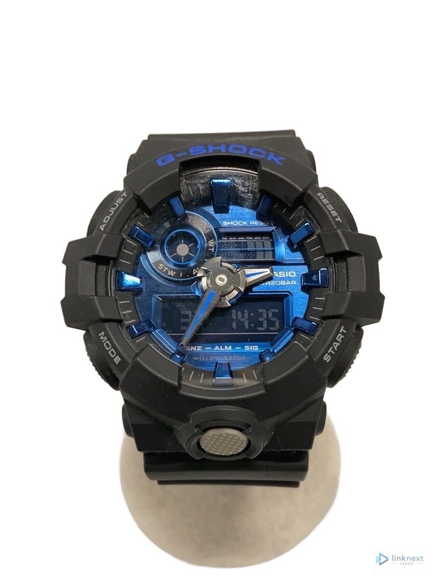 CASIO G-SHOCK GA-710-1A2JF Men’s Analog-Digital Quartz Rubber Band