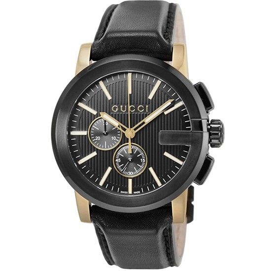 New with tags Gucci G-Chrono XL Men’s Watch Black Dial YA101203 New in Box