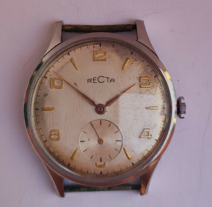 Recta swiss made 17 jewels stain steel