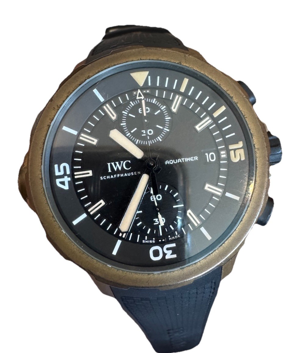IWC Aquatimer Charles Darwin Bronze Watch IW379503 Warranty Thru 4/30/26 By IWC