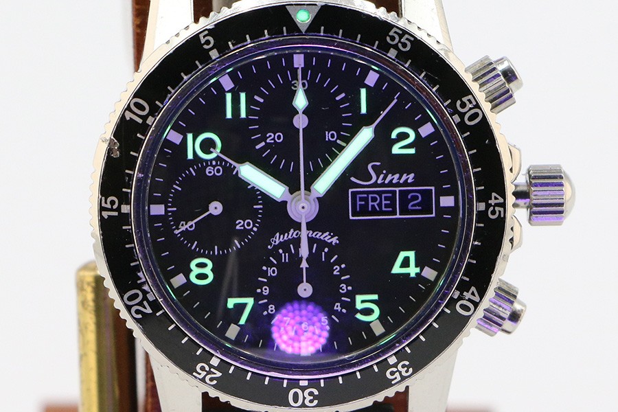 Sinn 103 Automatic Chronograph Watch 41mm Black Dial Men’s