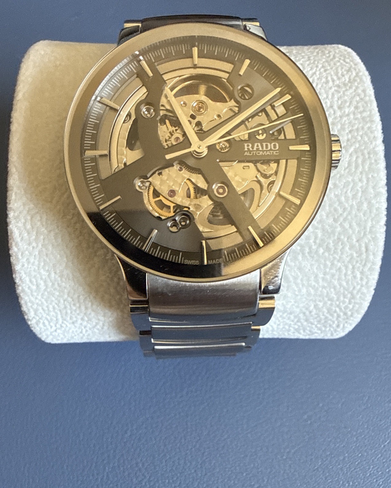 RADO Centrix R30179113 Automatic Stainless Men’s Watch 38mm Skeleton Dial