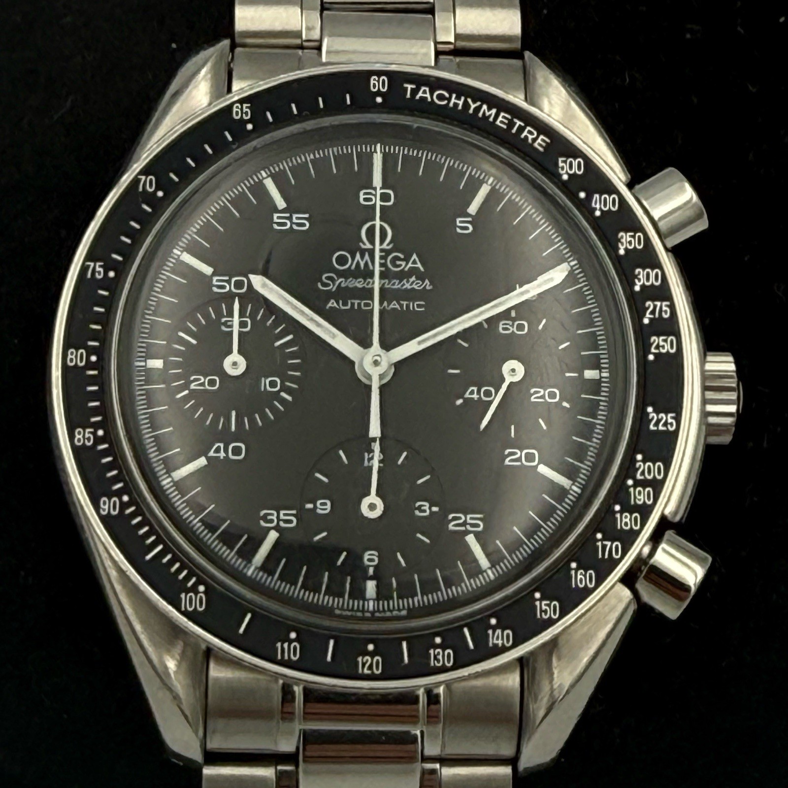 OMEGA Speedmaster Reduced 3510.50 Automatic Chronograph 39mm Black Dial Steel
