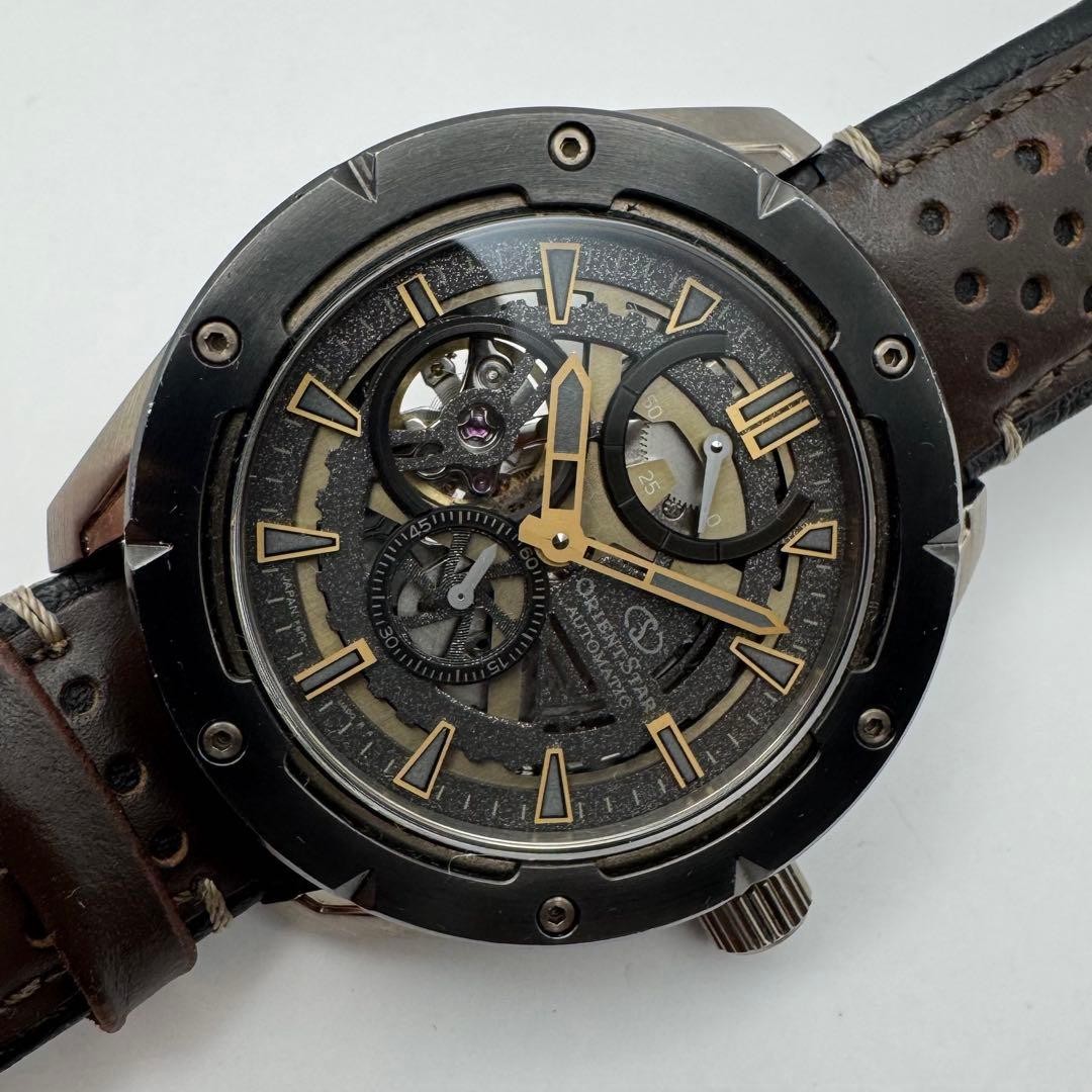 Orient Star Avant-Garde Skeleton Automatic Watch RK-AV0A04B 24 Jewels 42.6mm