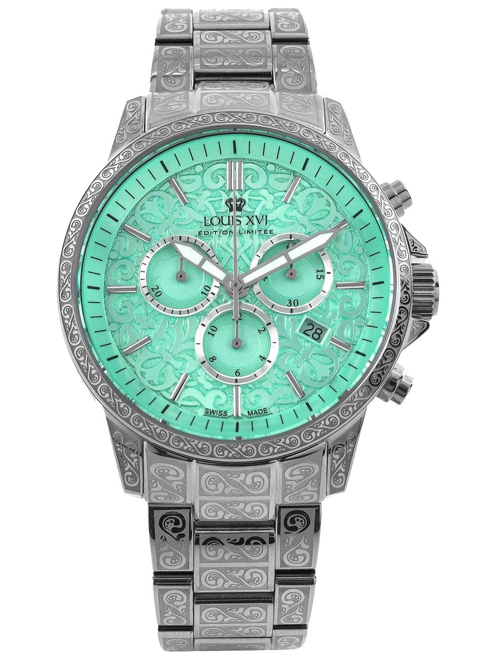 Louis XVI LXVI1824 Mens Watch Palais Royale 2.0 Chronograph 43mm 10ATM