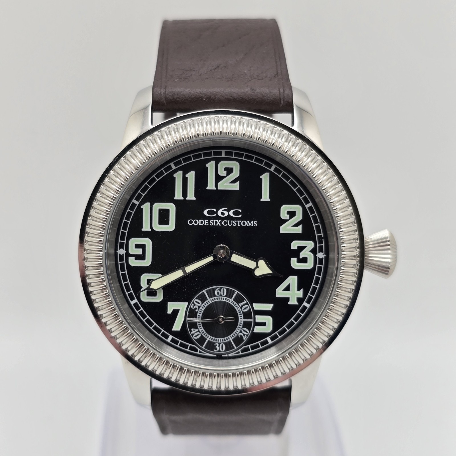 Custom Built Mechanical Watch – 44mm Vintage-Style Mechanical Military/Pilot