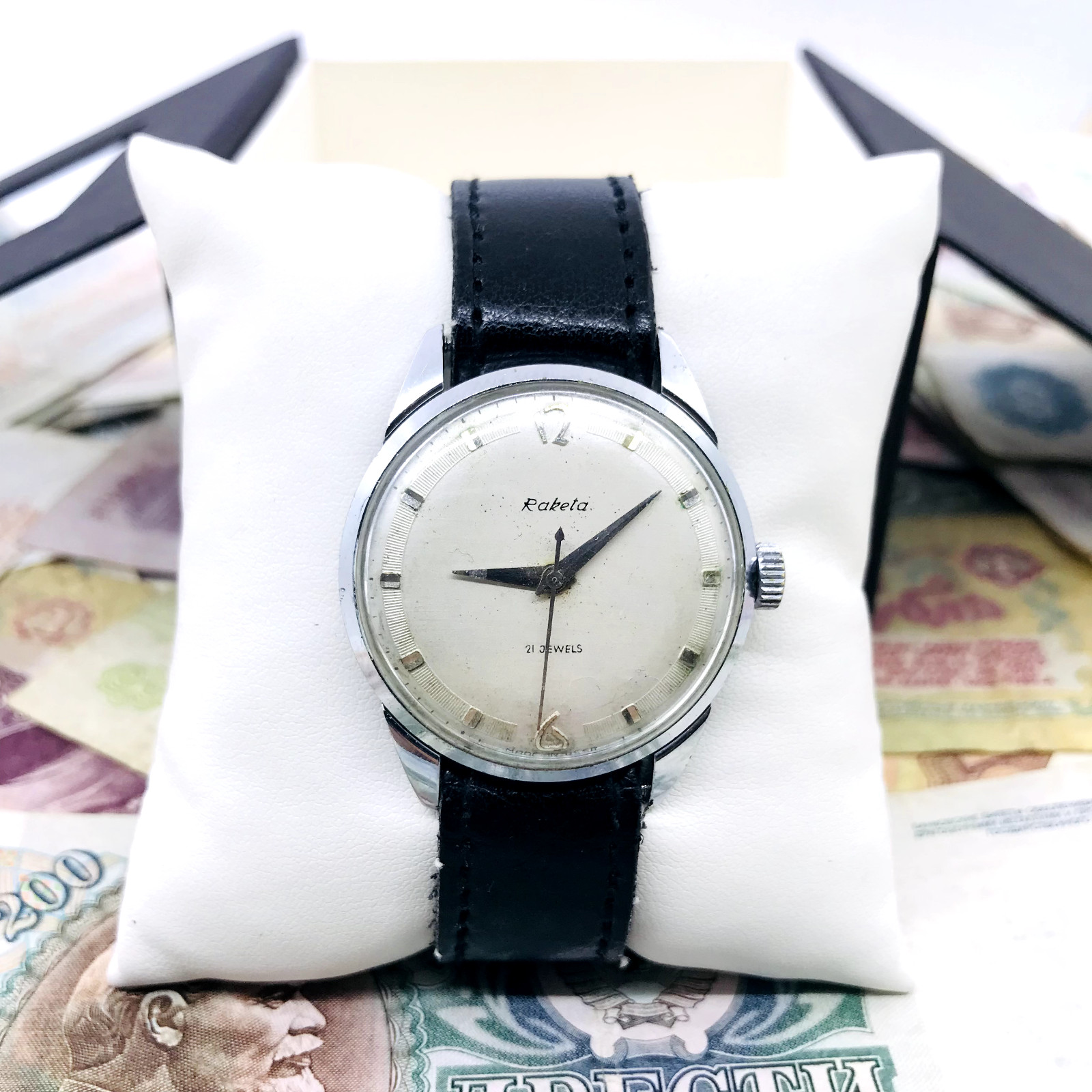 🧿 Rare Raketa Baltika 2609 Wristwatch USSR Roket Soviet 1970s Service 🛠