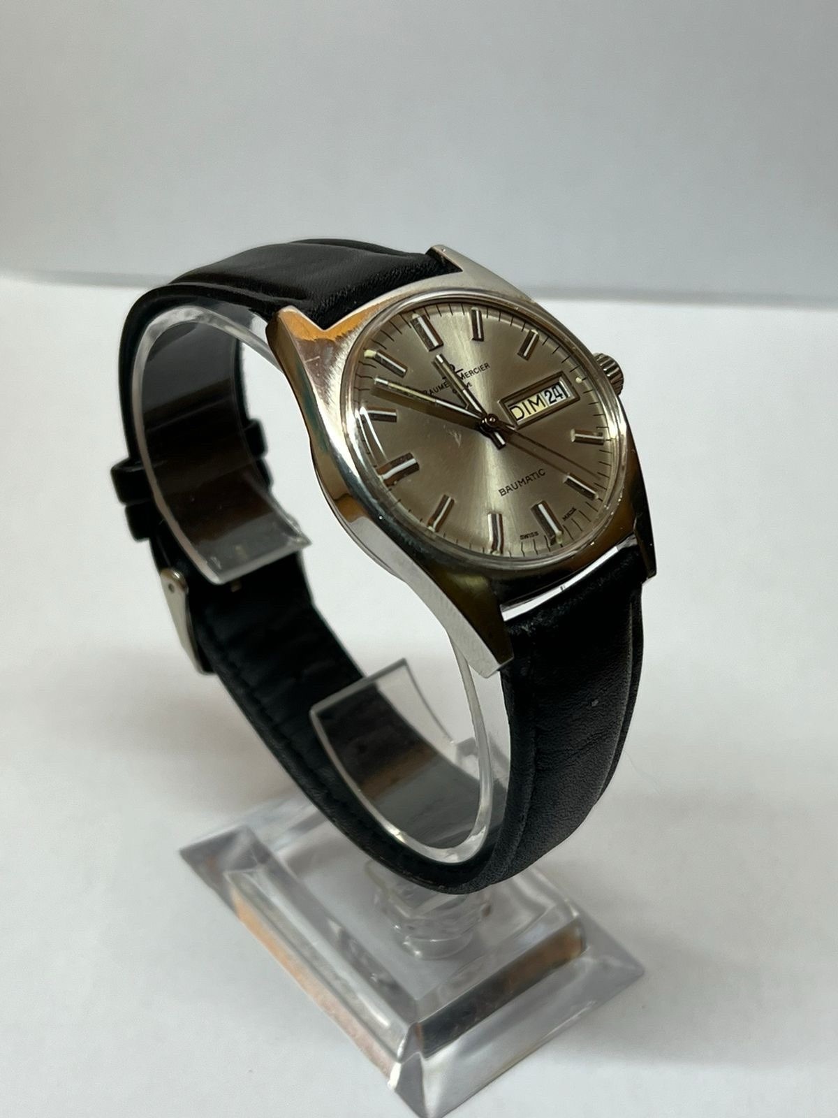 Baume & Mercier Baumatic Automatic Large 36mm Vintage Wristwatch