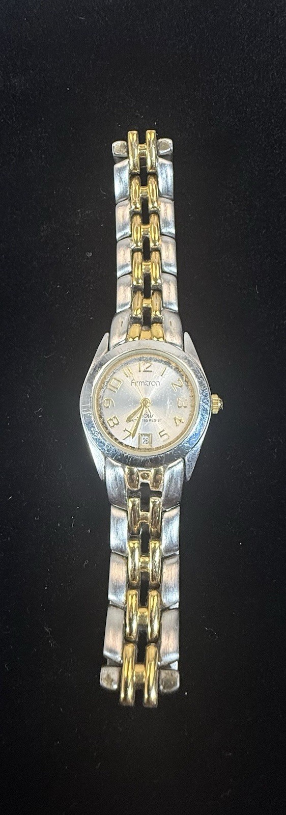 Armitron Now Womens Wristwatch 75 2435 Two Tone Bracelet Band WR 165 Feet
