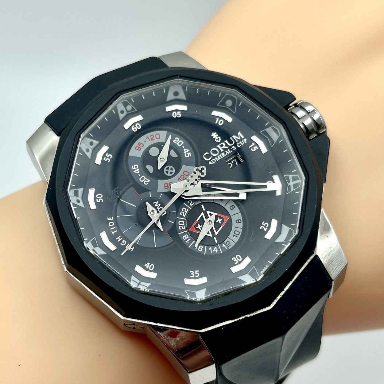 Corum Admirals Cup Mare 48 01.0005 Auto Black Box can’t ship to USA